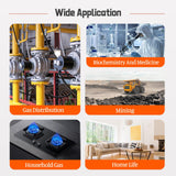 4 in 1 Gas Detector for Home Portable Air Quality Monitor H2S,O2,CO and LEL Multiple Indicator with Vibration and Alarm