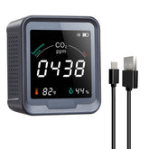 Indoor Carbon Dioxide Detector for Home, Grow Tents, Wine Cellars, Cars Best CO2 Detector with Alarm