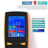 Best Ozone Detector for Home Portable sensor O3 Meter for Outdoor Indoor with LCD Screen and Alarm