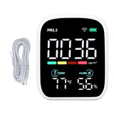 Indoor PM2.5 Air Quality Detector for Home, Office, School Air Quality Tester with PM 2.5, Temperature, Humidity Detector