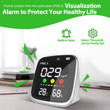 Best PM2.5 Air Quality Monitor with Temperature & Humidity Sensors for Home & Office indoor PM2 5 sensor with LED Display