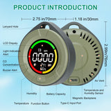 3-in-1 Portable Carbon Monoxide Detector for Travel Reliable CO Detector with Loud Alarm for Air Safety