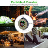 3-in-1 Portable Carbon Monoxide Detector for Travel Reliable CO Detector with Loud Alarm for Air Safety