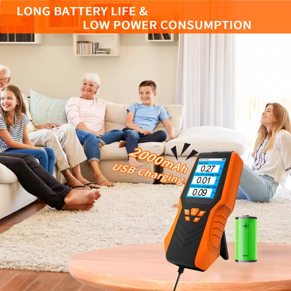 Best Radon Gas Detector for Home with LCD Display for Continuous and Long-Term Monitoring
