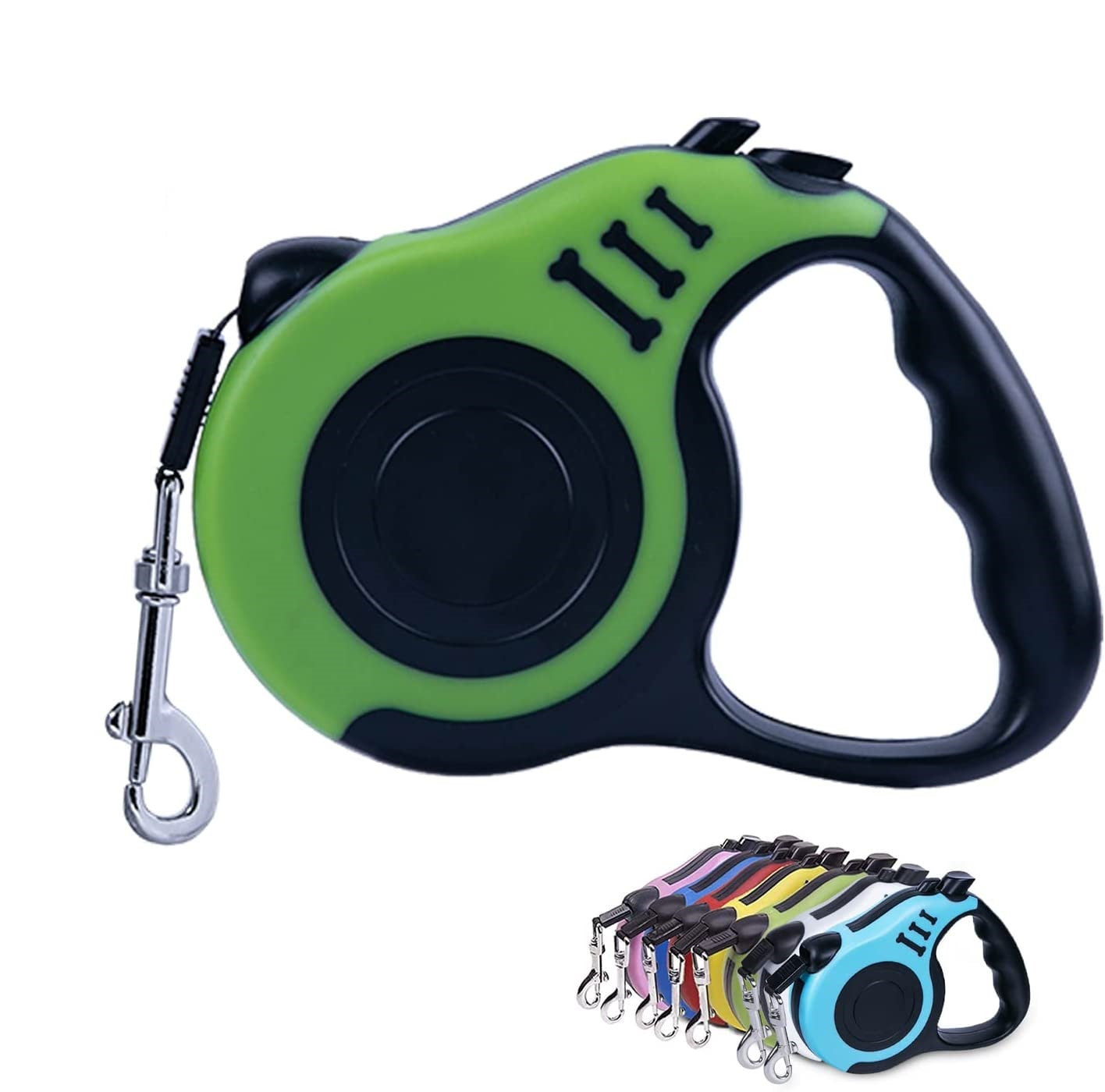 Retractable Dog Leash Automatic Telescopic Tractor Dog Tape 10/16 FT Durable and Convenient, with Non-Slip Handle