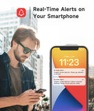 Smoke Detector with Fire Alarm Wireless Smoke Alarm with Real-Time App Notifications