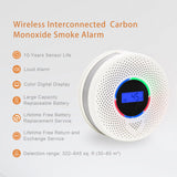 Best Smoke and Carbon Monoxide Detector Combo for Home, Travel Wireless smoke alarms with Digital Display