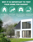 Best Radon Gas Detector for Home Basement Continuous Radon Monitor Battery Operated