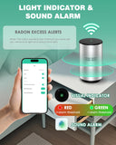 Best Radon Gas Detector for Home Basement Continuous Radon Monitor Battery Operated