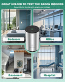 Best Radon Gas Detector for Home Basement Continuous Radon Monitor Battery Operated