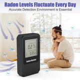 Portable Radon Gas Detector for Home Best Radon Tester Allows Short and Long Term Monitoring
