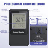 Portable Radon Gas Detector for Home Best Radon Tester Allows Short and Long Term Monitoring