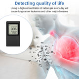 Portable Radon Gas Detector for Home Best Radon Tester Allows Short and Long Term Monitoring