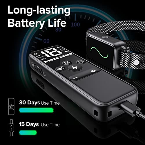 Dog Training Collar Rechargeable Shock Collar for Dogs with Vibration Beep for Small, Medium, Large Dogs