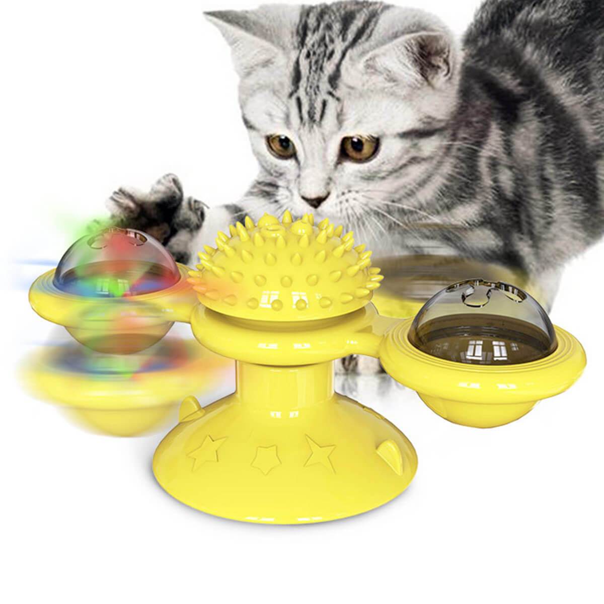 Cat Toys For Indoor Cats, Windmill Cat Toy 2020 latest - vacatime