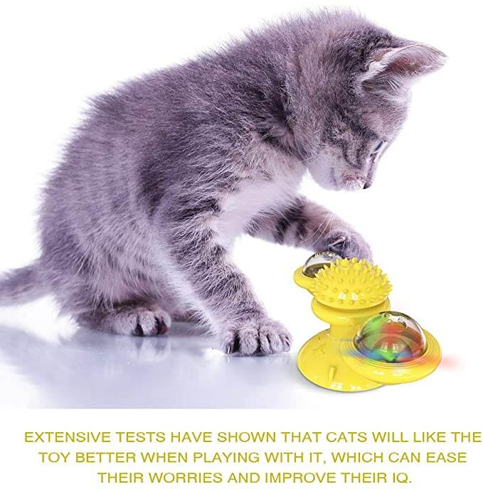 Cat Toys For Indoor Cats, Windmill Cat Toy 2020 latest - vacatime