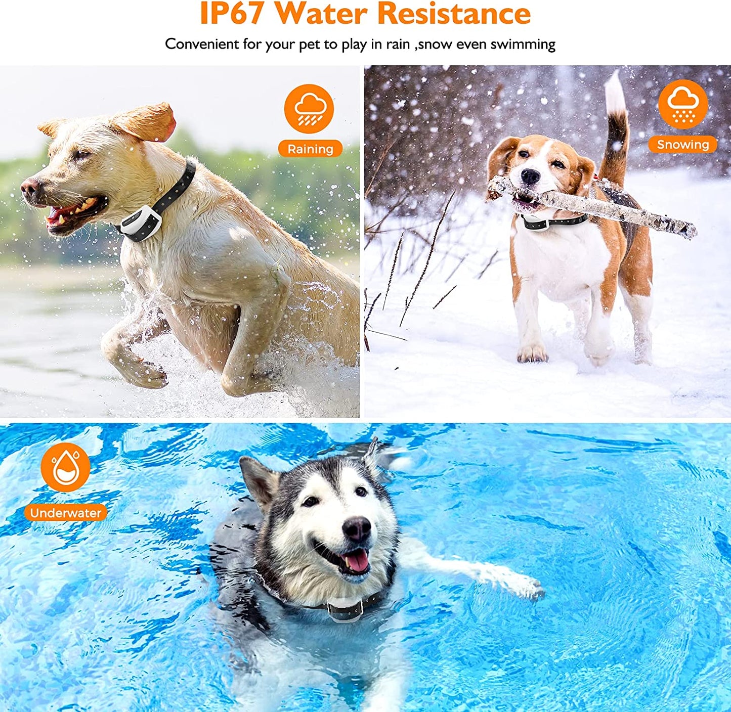Wireless Dog Fence Waterproof Electric Dog Training Collar Electronic Safety Pet Fence for Small Meduim and Larger Dogs