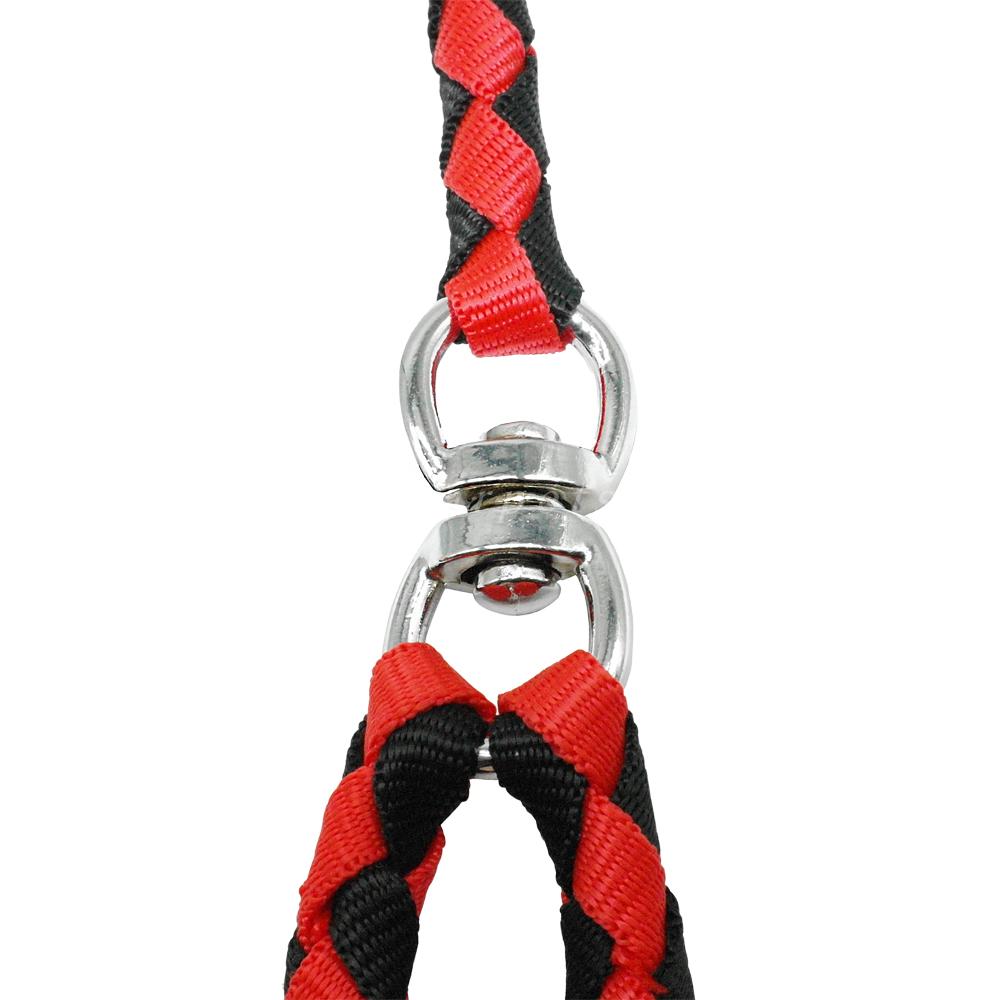 Powerful Double Dog Leash 2 in 1 Braided Nylon Dual Dog Leash Double Lead Rope