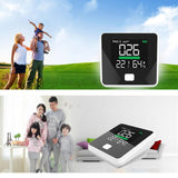 Best PM2.5 Detector for Home Office 3 in 1 indoor Air Quality Monitor for PM 2.5 Temperature Humidity