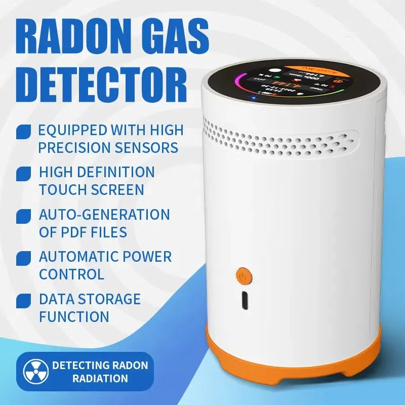 Professional Radon Detector for Home and Basement with Humidity & Temperature Sensor