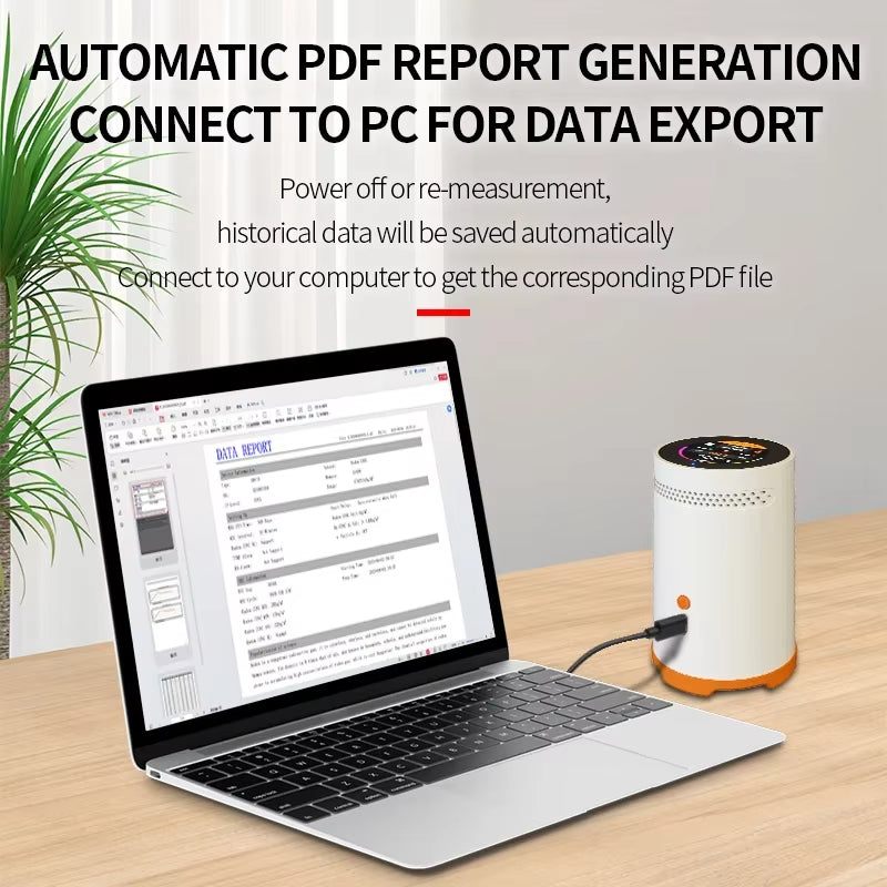 Professional Radon Detector for Home and Basement with Humidity & Temperature Sensor
