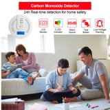 Best Carbon Monoxide Detector for Home Kitchen Battery Operated CO Alarm Meter with LED Digital Display