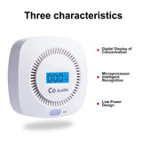 Portable Carbon Monoxide Detectors Battery Powered for House Kitchen CO Alarm Tester