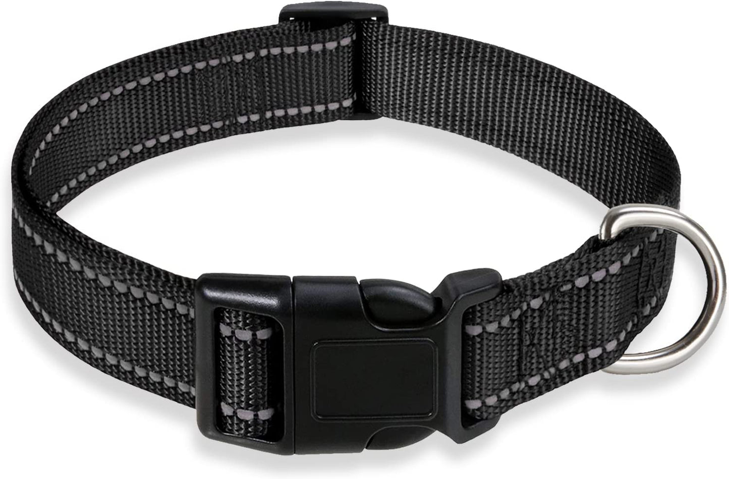 Dog Collar with Buckle Adjustable Safety Nylon Collars for Small Medium Large Dogs