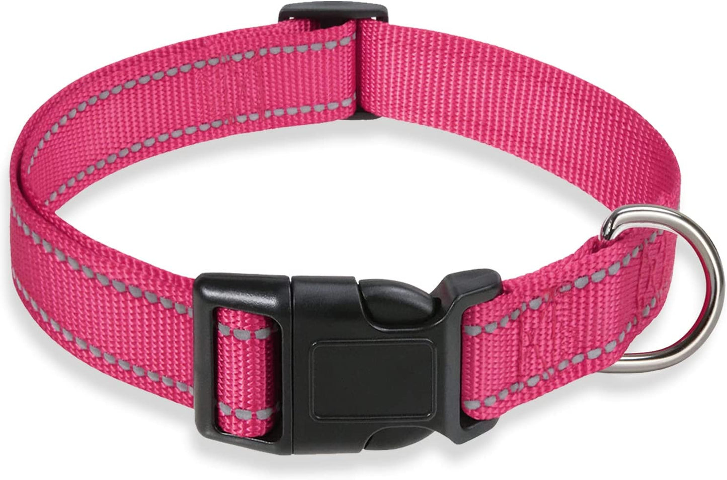 Dog Collar with Buckle Adjustable Safety Nylon Collars for Small Medium Large Dogs