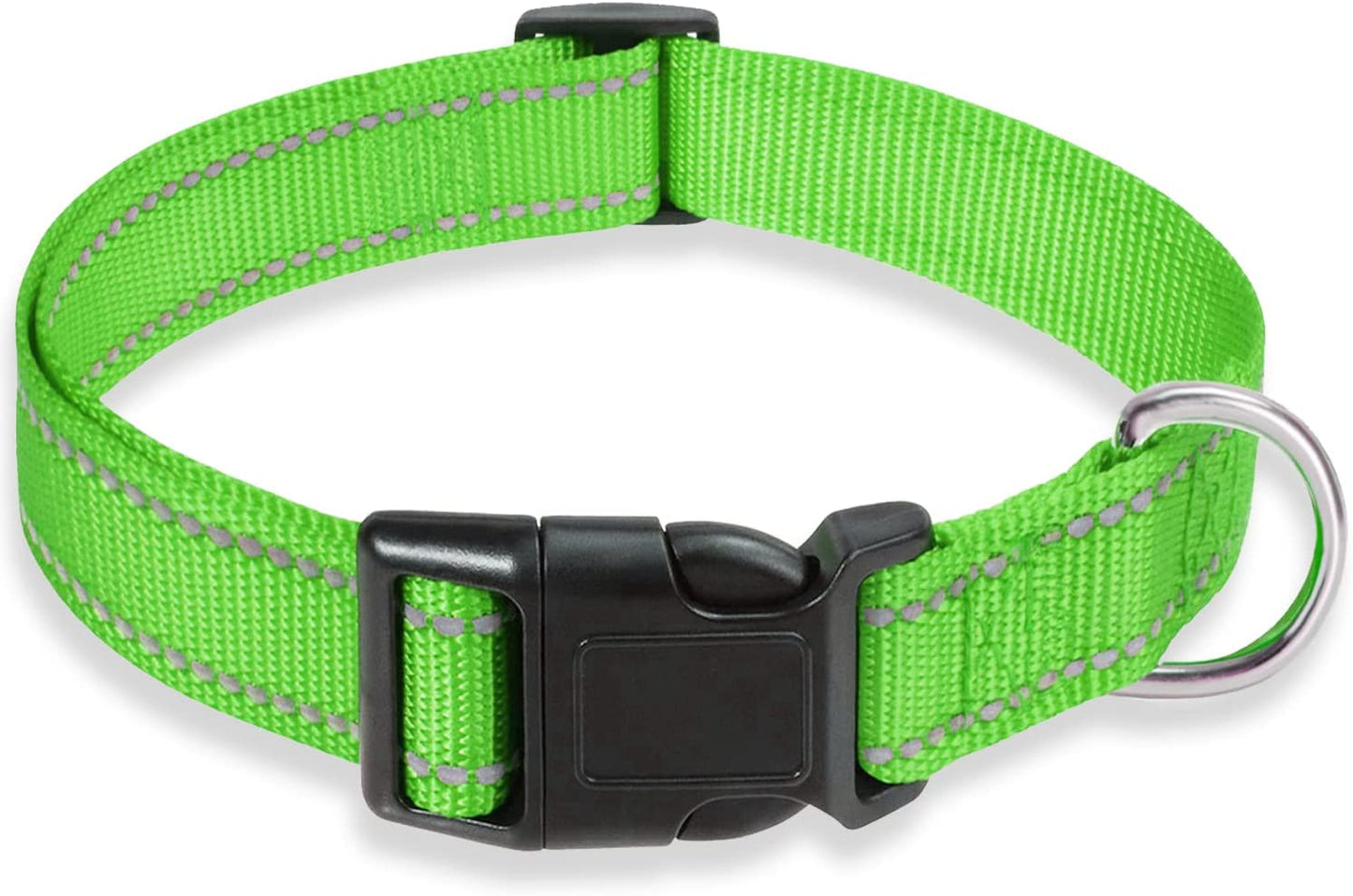 Dog Collar with Buckle Adjustable Safety Nylon Collars for Small Medium Large Dogs