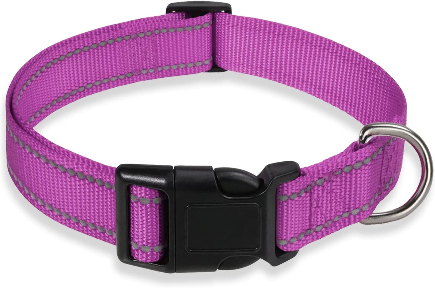 Dog Collar with Buckle Adjustable Safety Nylon Collars for Small Medium Large Dogs