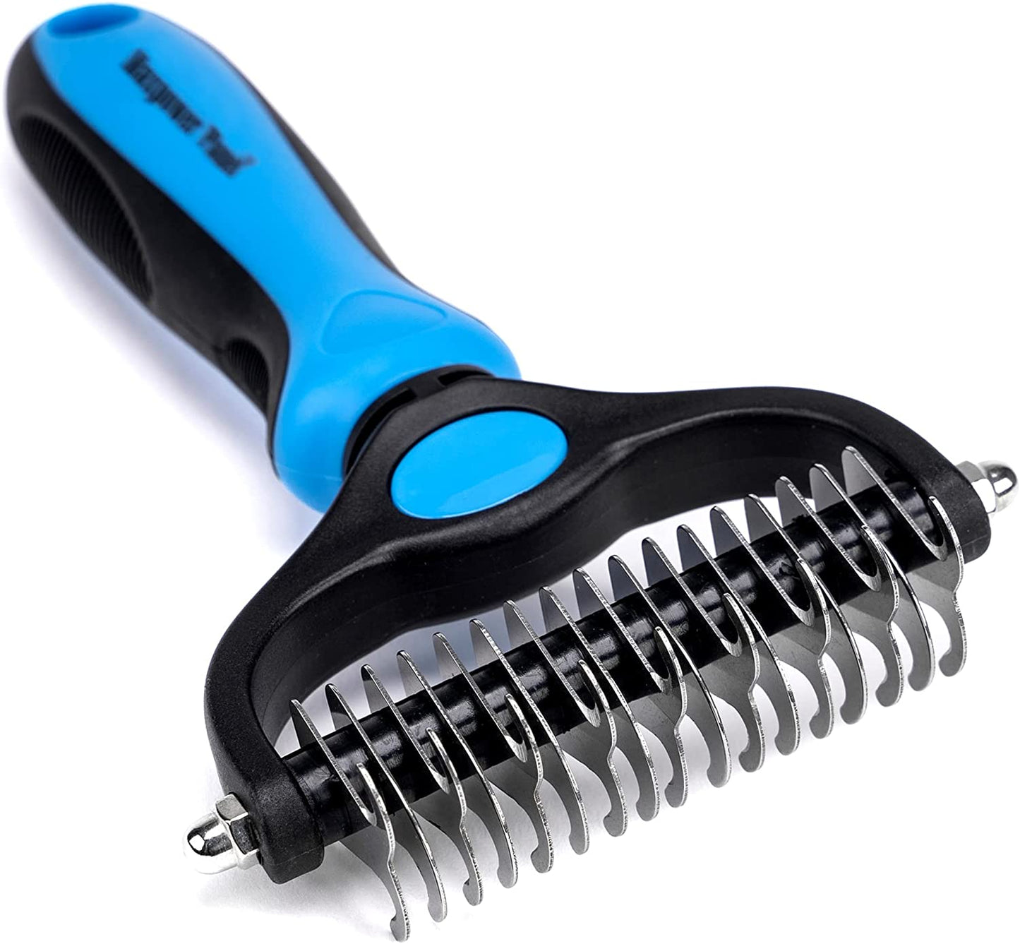 Dog Grooming Brush Double Sided Shedding Pet Brush and Comb for Dogs and Cats