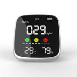 Smart PM2.5 Air Quality Monitor with Temperature & Humidity Sensors LED Display for Home & Office