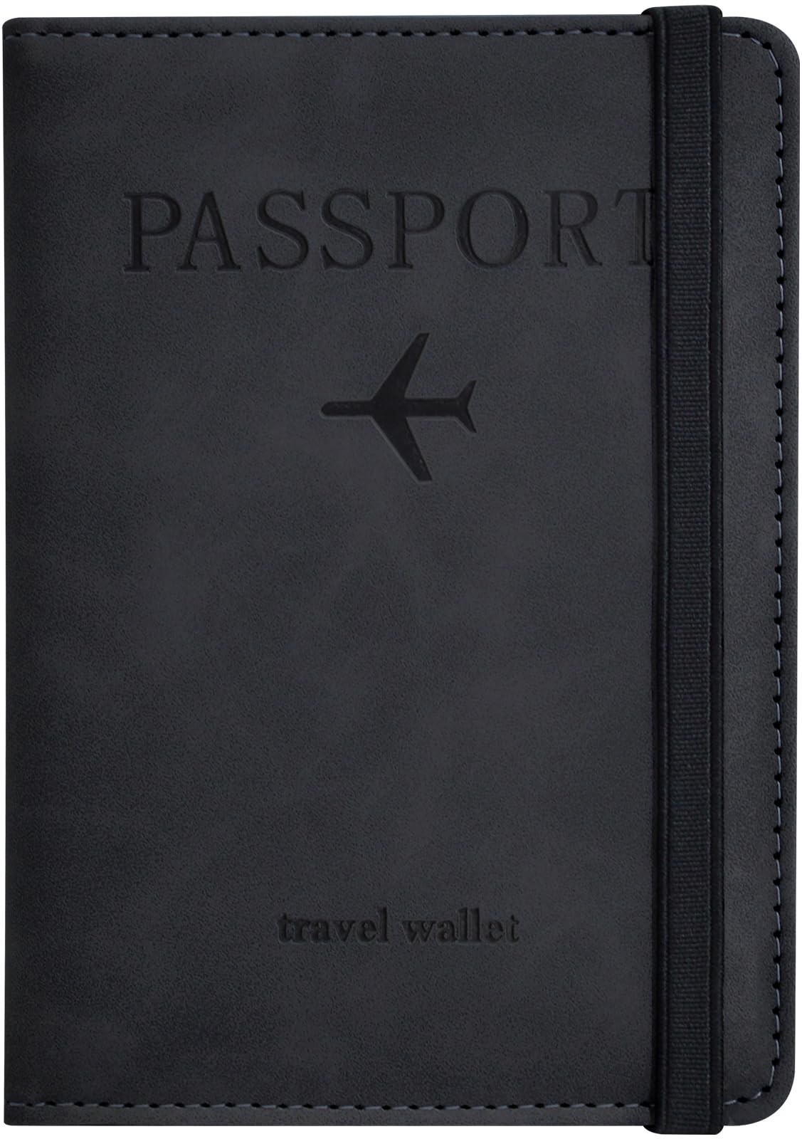 Passport Wallet Case Vacatime Passport Holder with Credit Card Slot and Boarding Pass Slot