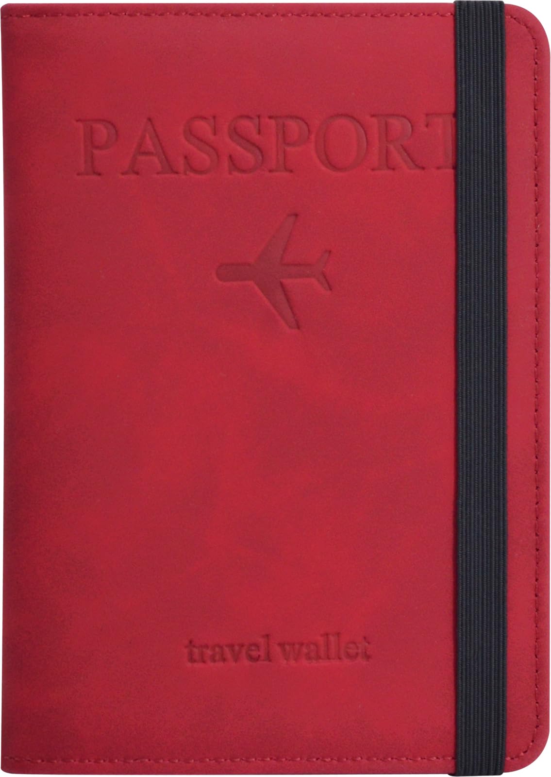 Passport Wallet Case Vacatime Passport Holder with Credit Card Slot and Boarding Pass Slot