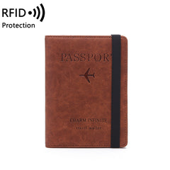 Passport Wallet Case Vacatime Passport Holder with Credit Card Slot and Boarding Pass Slot