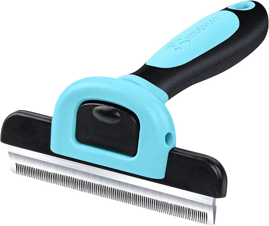 Pet Grooming Brush Deshedding Tool for Dogs & Cats