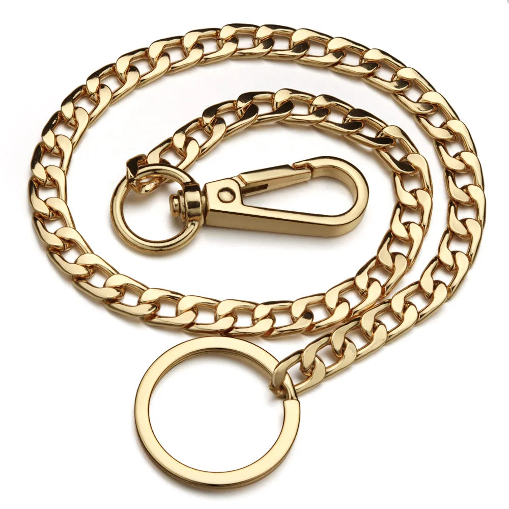 42CM Long Metal Keychain Wallet Belt Chain