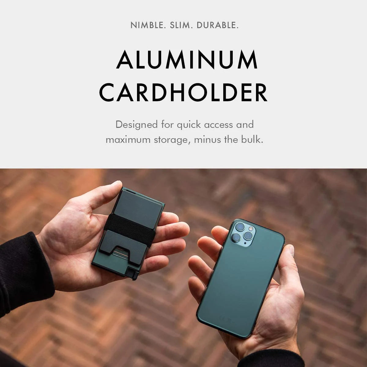 Credit Card Holder Wallet for Men Woman RFID Blocking Slim Minimalist Card Holder