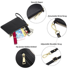 Women's Wallet Large Capacity Vacatime RFID Blocking Leather Wallets