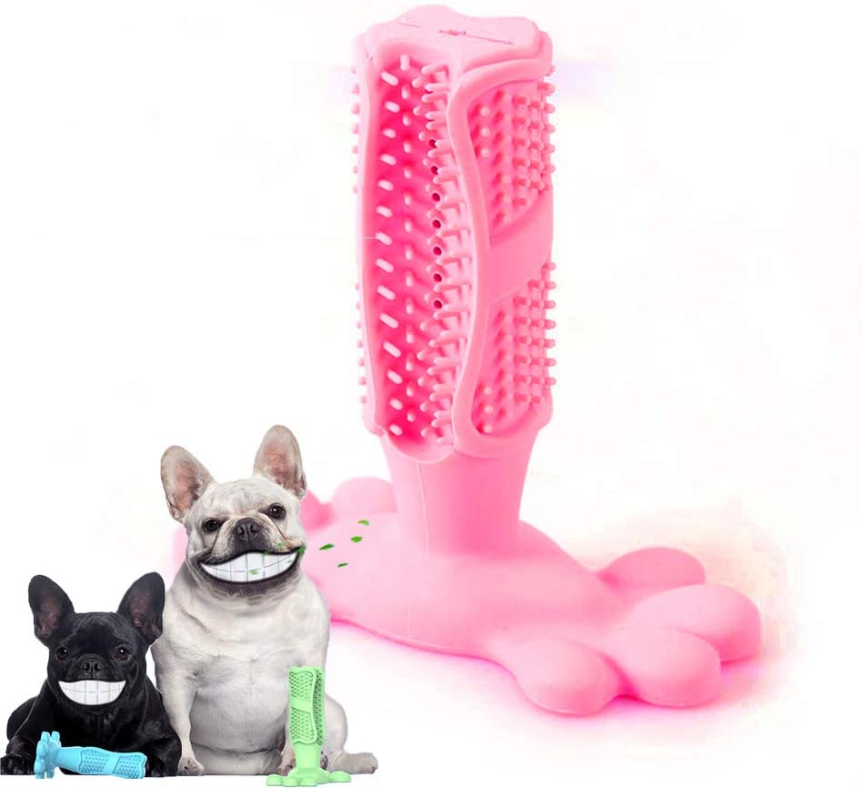 Dog Toothbrush Stick/Pink