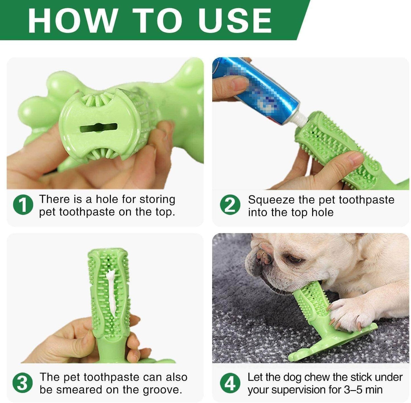 Dog Toothbrush Stick/Use