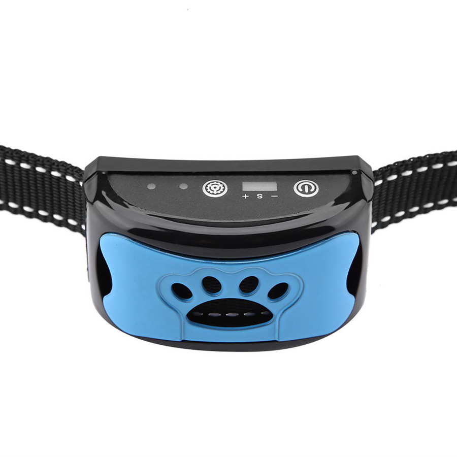 Dog Barking Control Device Rechargeable Waterproof Anti-Barking Collar for Pets Trainings