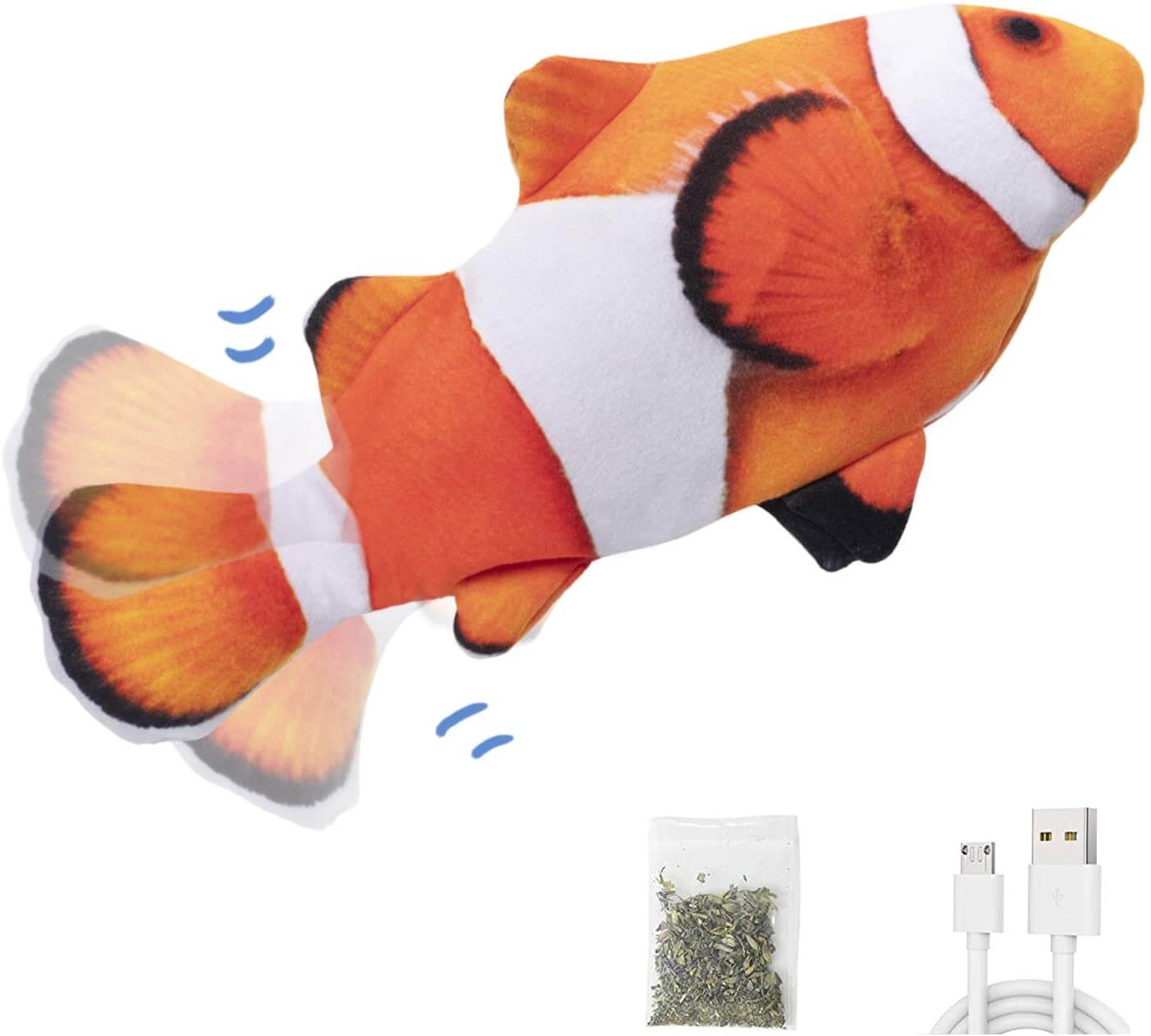 Moving Cat Kicker Fish Toy/Model 3