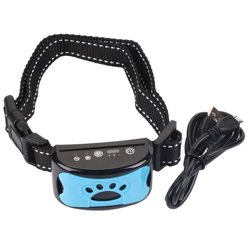 Dog Barking Control Device Rechargeable Waterproof Anti-Barking Collar for Pets Trainings