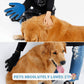 Gentle Deshedding Dog Brush Glove Pet Hair Remover Gloves for Cat and Dogs
