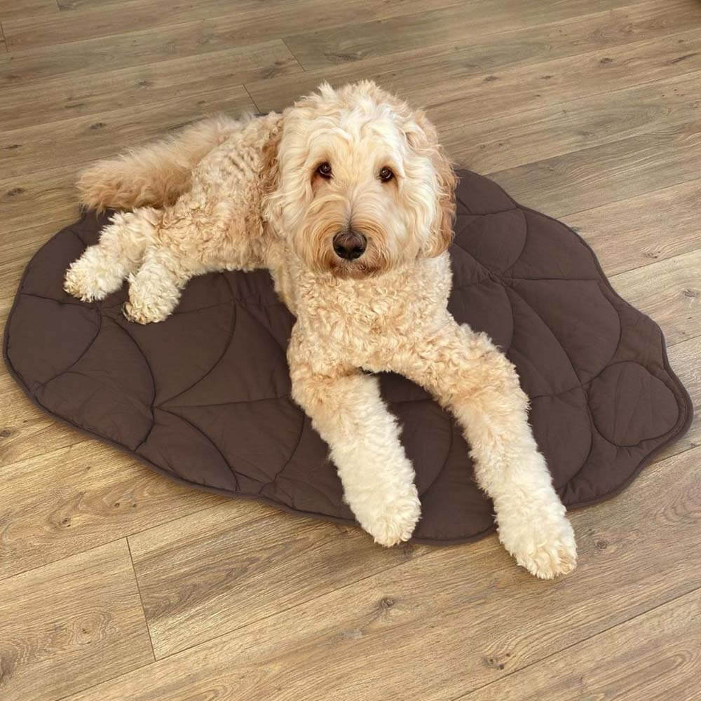 Dog Blanket Leaf Shape Puppy Mattress